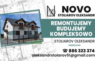 Firma remontowo-budowlana NOVO – kompleksowe usługi budowlane i remonty Poznań 886923374