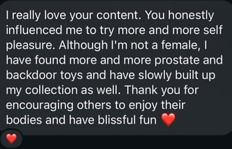 Client feedback male toys