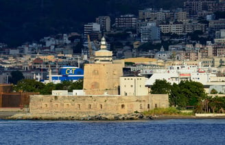 Faro Lanterna di San Raineri in Messina, Italy