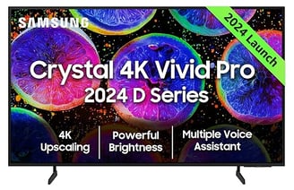 Samsung D Series Brighter Crystal 4K Vivid Pro Ultra HD Smart LED TV