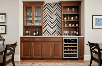 Stylish Mini Bar Designs for Living and Dining Rooms