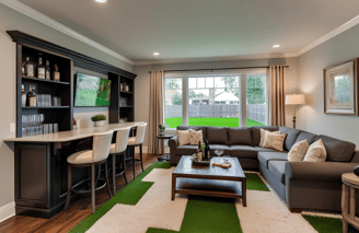Compact Living Room Bar Ideas