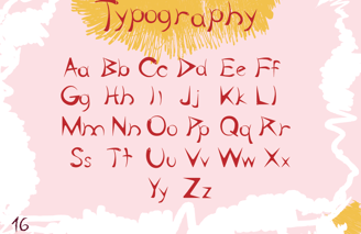 Hooty's typography