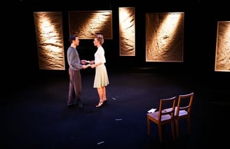 Laurent Bonnet, Cécile Vangrieken. "Une séparation" Véronique Olmi / Philippe Beheydt