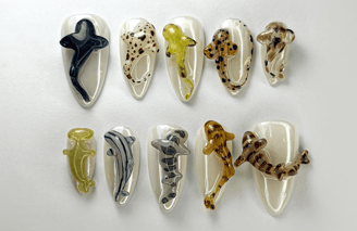 Handmade Ocean-Inspired Nail Art