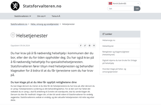 Statsforvalteren.no › Helse, omsorg og sosialtjenester › Legeforeningen,norske legeforening