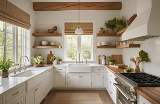 Kitchen with Natural Elements