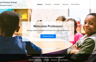 School Website image