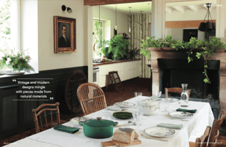 Une Maison dans le Perche, parution presse, salle à manger, déco vintage