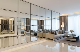 3D Glass Effect with Adhesive Mirrors