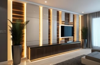 Walls a 3D Look With Lights