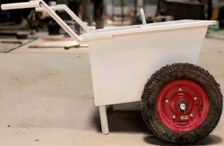 A wheel bars for construction sites.
