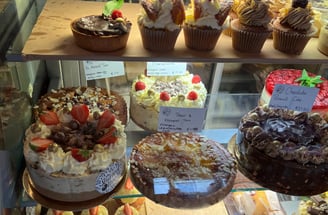 Not my baked goods, but a photo I took at a bakery in Ireland