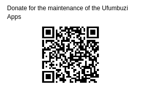 QR code to donate to Ufumbuzi