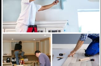 nd flooring team at work by Garnet General Construction Douglas GA"