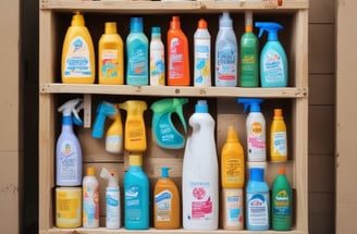 A person cleans the interior of a yellow taxi, with reflections of trees visible on the car window. The person appears to be focused on their task, using a red cloth to wipe the inside of the window. There is a blue car parked in the background.