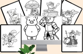 a computer screen with a picture of a cartoon character