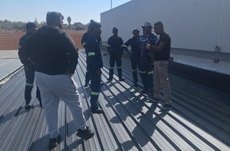 The Walk Shopping Center IBR roof project, Environmental Pro Construction