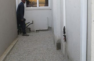 Specialized aggregate layering for Damp proofing, Honeydew, Johannesburg