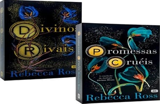 imagens das capas dos livro da saga Divinos Rivais