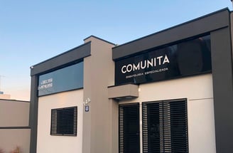 Fachada da Clínica Comunità