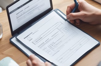 A smartphone displaying the 'Copilot' application screen, featuring a colorful logo and tagline 'Everyday AI companion'. The background consists of blurred images of digital applications such as Google Flights, Hotels, and Maps, suggesting various functionalities.