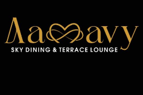 An image showing the logo for Amavy Restaurant