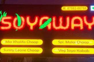 An image showing the banner of Soyaway restaurant