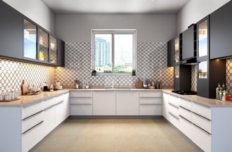 U-Shaped Kitchen Design