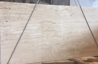 White Travertine Slabs