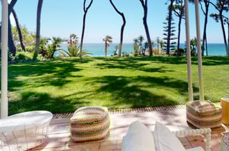 Beautiful seaside gardens ideal for retreats and events at Villa El Rincón, Marbella