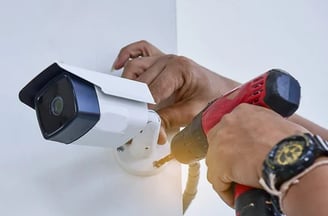 Professional CCTV installation services for security systems.