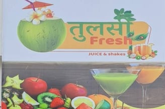 An Image showing Logo of Tulsi- fresh Juice and shakes