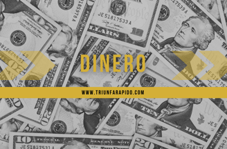 Imagen sección Dinero: billetes de dólar simbolizan ganar dinero online y educación financiera.