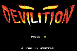 UFO 50 - Devilition Title Screen