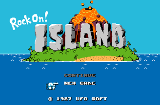 Rock On! Island Title Screen