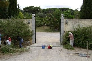 Lisbon - the landscaping was a jungle since nobody lived in the mansion for 20 years