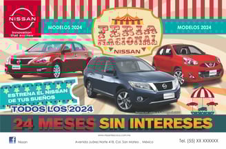 Diseño e impresión impresos para Feria Nacional Nissan