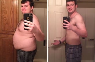 Cole lost 55 pounds!
