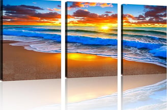 #HOMEDECOR Beach pictures wall art are an excellent gift choice. CAN serve as artistic pieces b