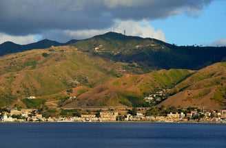 Sailing in the Strait of Messina