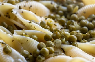 pâtes petits pois