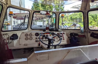 Duck Tour Cockpit Steering Wheel