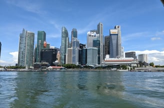 Singapore CIty Skyline Collyer Quay