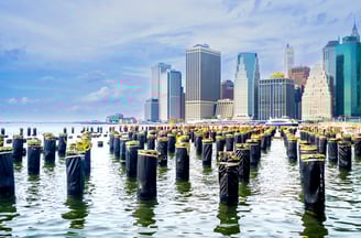 New York City. View from Brooklyn