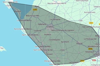 carte du département 85
