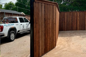 new fence gate installation custom patio fence in dallas