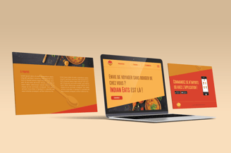 Mockup site Indian Eats