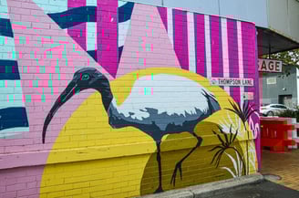 Mural by Melanie Caple in Frankston