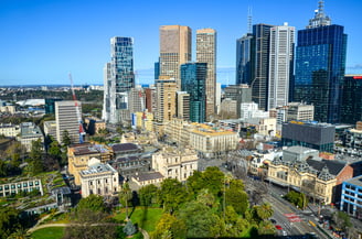 View from the Orica House in Melbourne